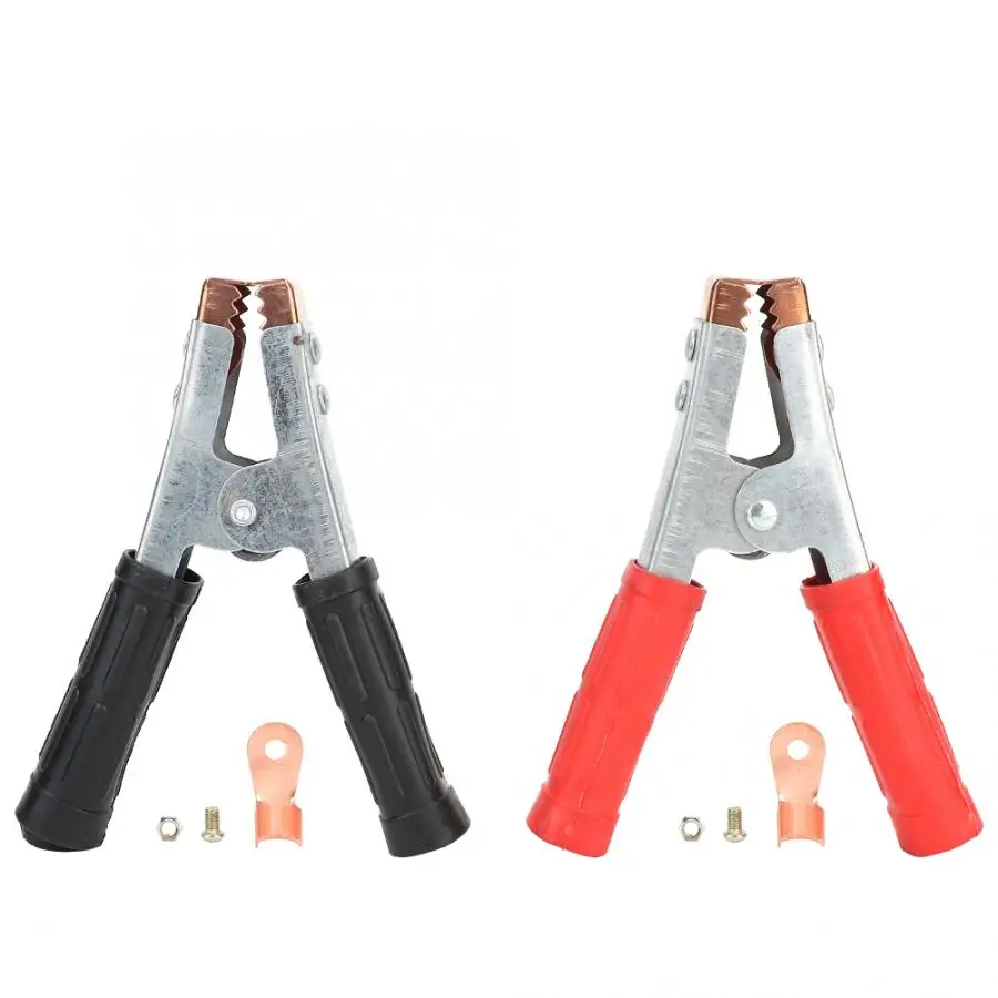 

2Pcs Professional Chrome Plated Earth Ground Clamp for Clamping Welding Workpieces With a Large Bite Force