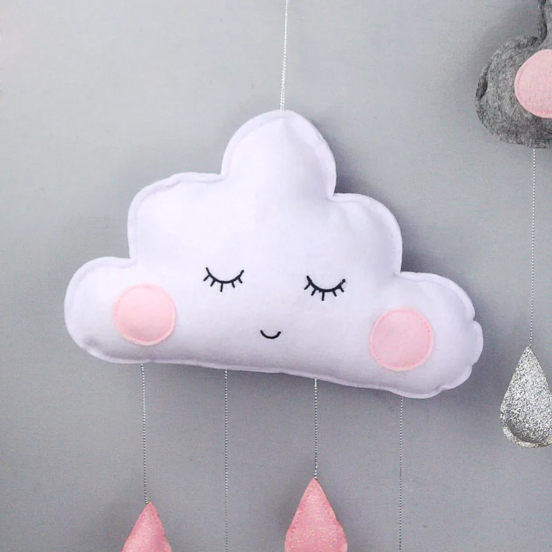 felt cloud wall decor