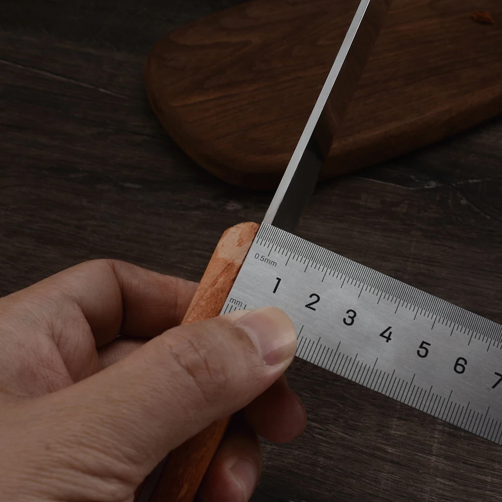 SOWOLL Кливер, нож из нержавеющей стали, кухонные ножи, инструменты, мясник, измельчитель, 7,5 дюймов, разделочный нож, полная ручка Tang с заклепками