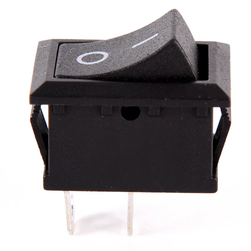 10PCS Lot 2 Pin 12V Auto Boot Runde Dot Licht AUF/OFF Rocker Kippschalter Werkzeug Schwarz – Detail 9
