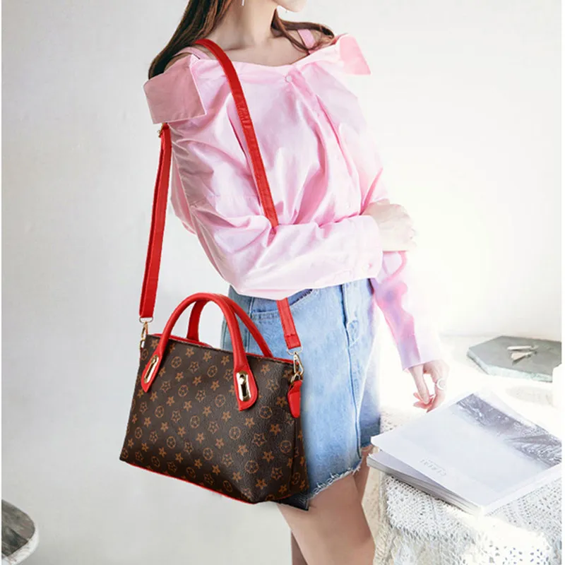 

Ladies purse and handbag luxury designer large 3 piece/set ladies fashion bag classic pouch mesh snake crossbody bag