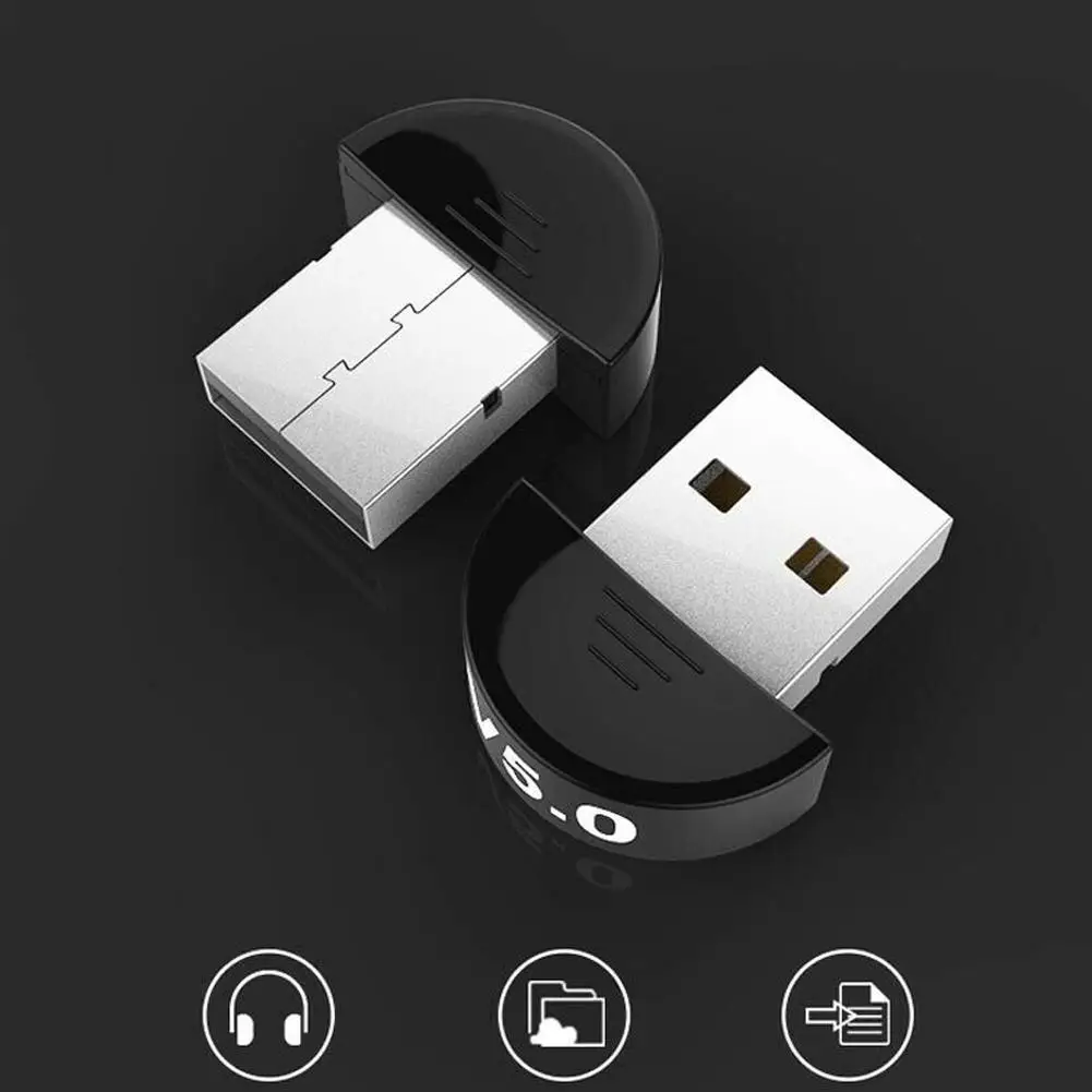 Беспроводной USB bluetooth-адаптер, приемник V5.0 для PS4 компьютера ПК мышь мини usb-адаптер 5,0 для музыкальный приемник с динамиком
