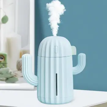 

340mL Cactus LED USB Charging Essential Oil Aromatherapy Diffuser Humidifier Fine Atomization Deep Moistening Meticulous