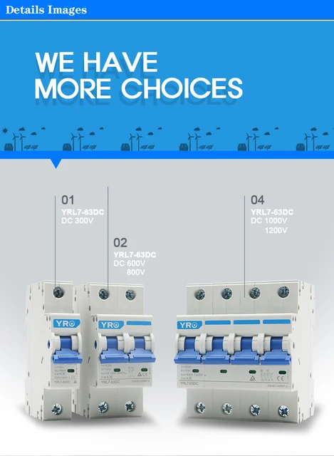 Interruttore DIN Rail Fotovoltaico Interruttore DC Fotovoltaico GEYA 2P 125A - Per Impianti Solari, Montaggio Su DIN Rail, Protezione Sovratensione/Corto GEYA MCB 2P 125A - Foto 5