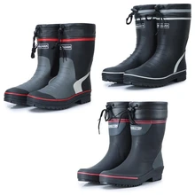 Водонепроницаемые резиновые сапоги для рыбалки; мягкая обувь с коротким голенищем; нескользящая Мужская Уличная обувь для дождливой воды; садовая ферма; морской риф; Шор; болотная обувь