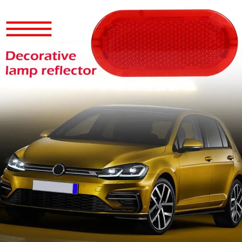 ДЛЯ Beetle Caddy Polo Touran 02-16 Красный Автомобильный Дверной панельный отражатель 6Q0947419 красный внешний вид пластик 70x30 мм 8 г