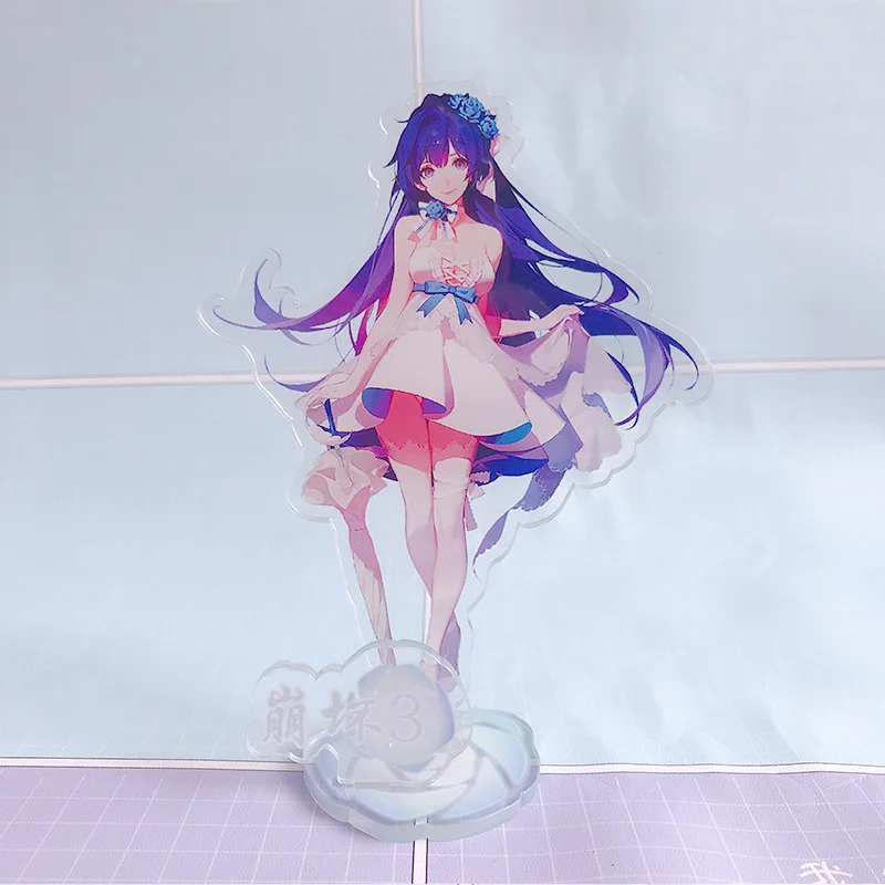 1 шт. 15 см аниме Honkai Impact 3 стоящая пластина стенд модель домашний стол фигурка на акриловой подставке модель пластины держатель торт Топпер