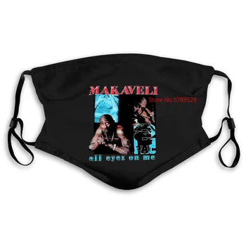 

Makaveli Vintage Rap Men's T- Black Hip Hop Comical Men'S Mask women kid's PM2.5