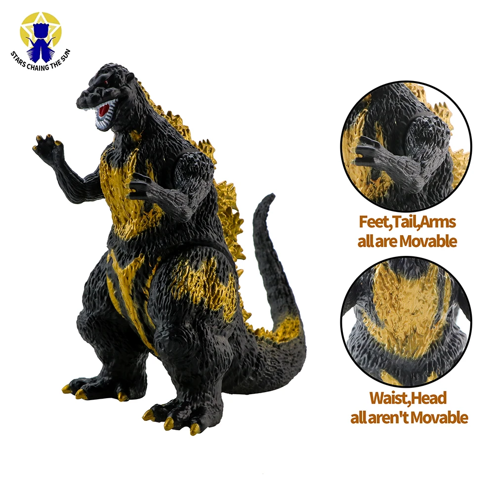 

16cm Big Kaiju Anime Action Figures Mech Skeleton Dinosaur Figure PVC Figure Toy Brinquedos For Boy Gift Model Collection Toys
