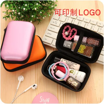 

T3038 Cute Portable Storage Bag of Data Cable Mobile Phone Line Headphone Storage Box Organizing Bag Change Zipper Bag
