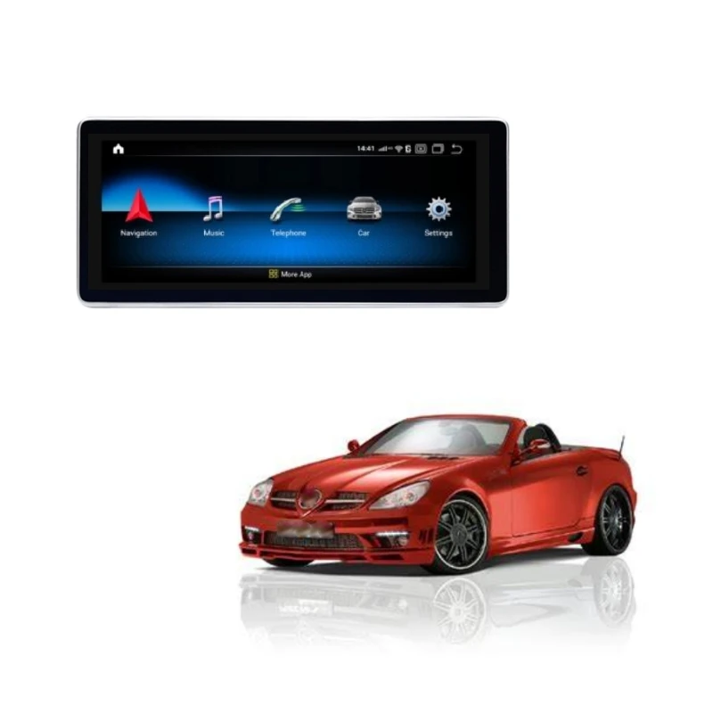 Автомобильный мультимедийный плеер gps аудио радио для Mercedes Benz SLK Class MB R171 2004 2005 2006 2007 2008 2009 2010 CarPlay навигация