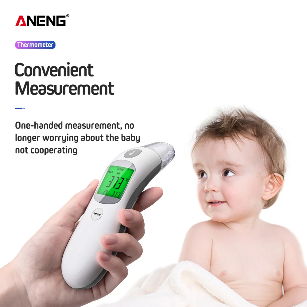 

Ear and Forehead Thermometer Digital Medical Infrared Thermometer For Baby Children and Adults Fahrenheit and Celsius Converti