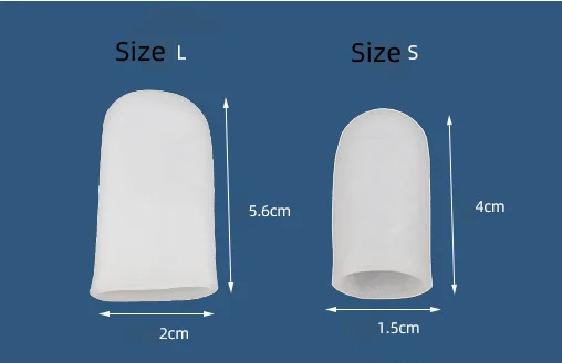 Description Picture 2 of item1Pair Hammer Toe Separators Gel Big Toe Caps Covers Prevention Corns Blisters Ingrown Toenails Foot Care Pain Relief Protector