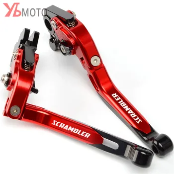 

For Ducati Scrambler Desert Sled Cafe Racer Sixty2 ICON Classic Full Throttle 2015-2018 Folding Extendable Brake Clutch Levers