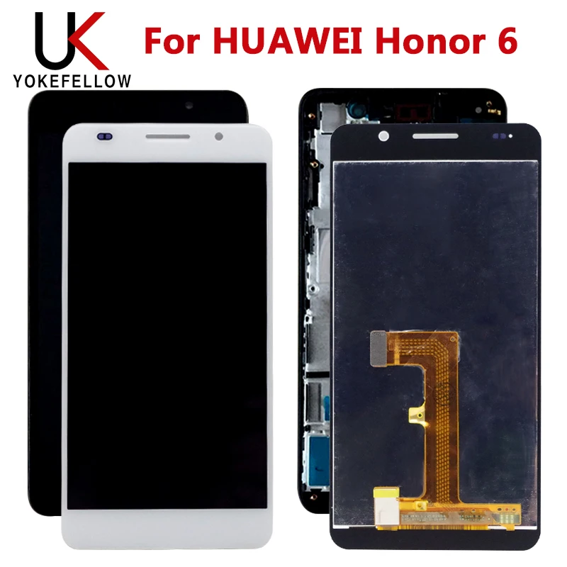 

5.0'' 1920x1080 Display For HUAWEI Honor 6 LCD Display Touch Screen Digitizer Assembly H60-L02 H60-L12 H60-L04 LCD