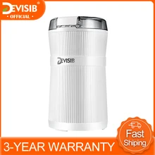 Devisib moedor de café elétrico 200w com lâmina de aço inoxidável & tigela controle de um toque para grãos nozes especiarias grãos de açúcar