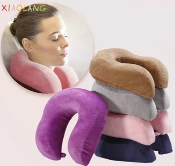 

SleepWish U-shaped Pillow Airplane Travel Pillow Comfortable Cushion Memory Foam Neck Car Bedding Pillows