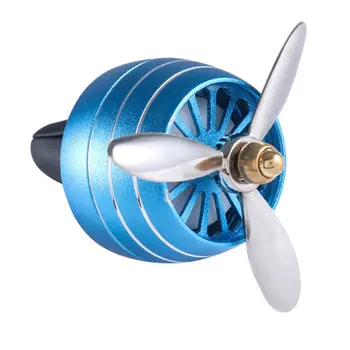 

LED Colorful Lights Fan Zinc Alloy Mini Fan Car Outlet PErfume Air Conditioning Small Fan Car Outlet Car PErfume Fan