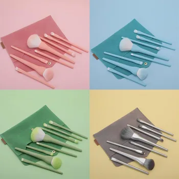 

8PCS Makeup Brushes Sets Powder Foundation Blusher Eyeshadow Brush Cosmetic Colorful Make Up Brushes New