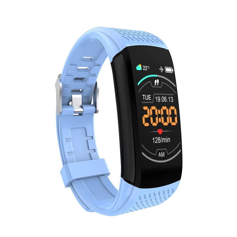 FOR Smart Fitness Bracelet Men Color Screen IP67 Waterproof Blood Pressure Heart Rate Monitor Wristband for Android IOS Phone C8 