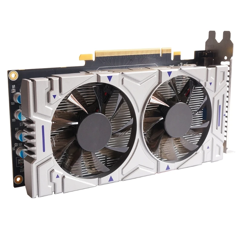 Gaming Graphic Card for NVIDIA GTX 550Ti 4GB GDDR5 128 Bit PCIE 2.0 HDMI-Compatible/VGA/DVI Interface w/ 2 x Cooling Fan good pc graphics card