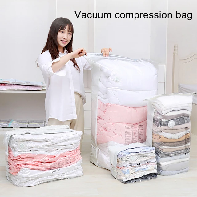 Vacuum Compression Bag Suction-free Storage Bag Thickened Three-dimensional  Clothes Sorting And Packing Household Vacuum Bag - Foldable Storage Bags -  AliExpress