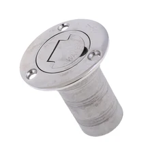 1 шт лодка воды 38 мм наполнитель лодка палуба наполнитель колпачок без ключа 1-1/" Водный Морской 316 нержавеющая сталь для 38 мм(1,5") шланг