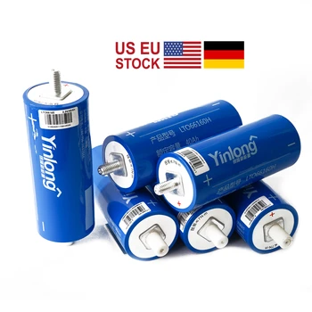 

2.3v 40Ah LTO Battery YINLONG 66160 Lithium Titanate Cell New 2.4v 66160H 10C 400A for Diy Pack12v Europe Stocks