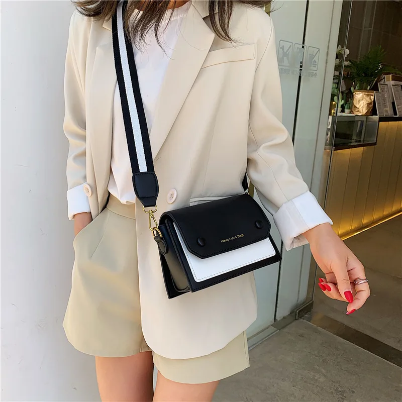 

2019 new style and fashion double-button, one-shoulder