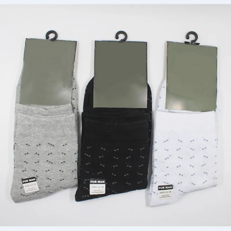

119# Designer Socks Man cotton socks male high men sock pure color business spring summer four season