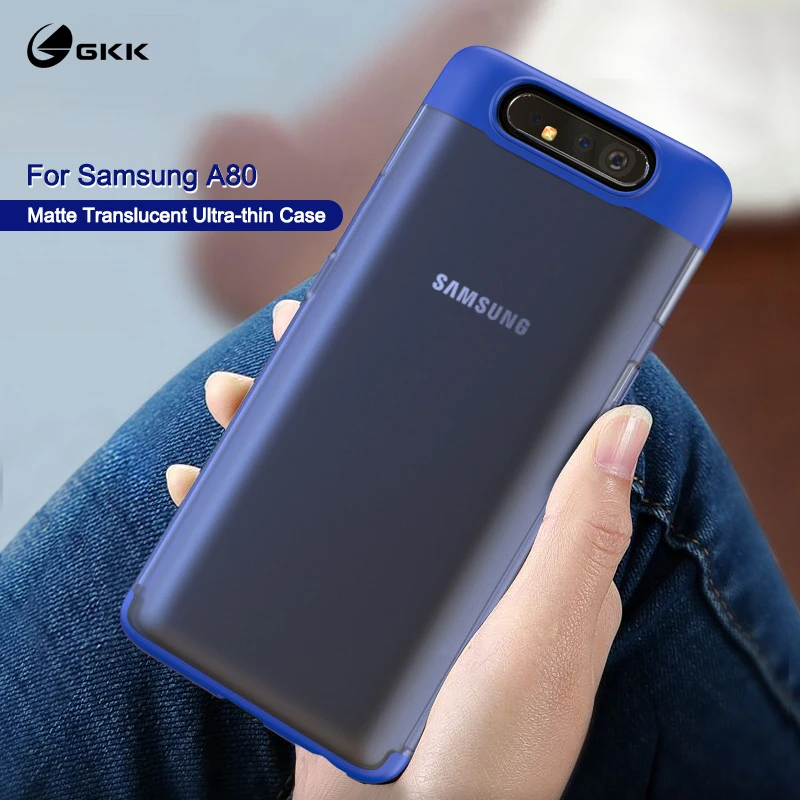 GKK, Роскошный чехол для Samusng Galaxy A80, чехол, полупрозрачный, модный, жесткий, PC, ультра тонкий, матовый, чехол для samsung A80, чехол, Coque Fundas