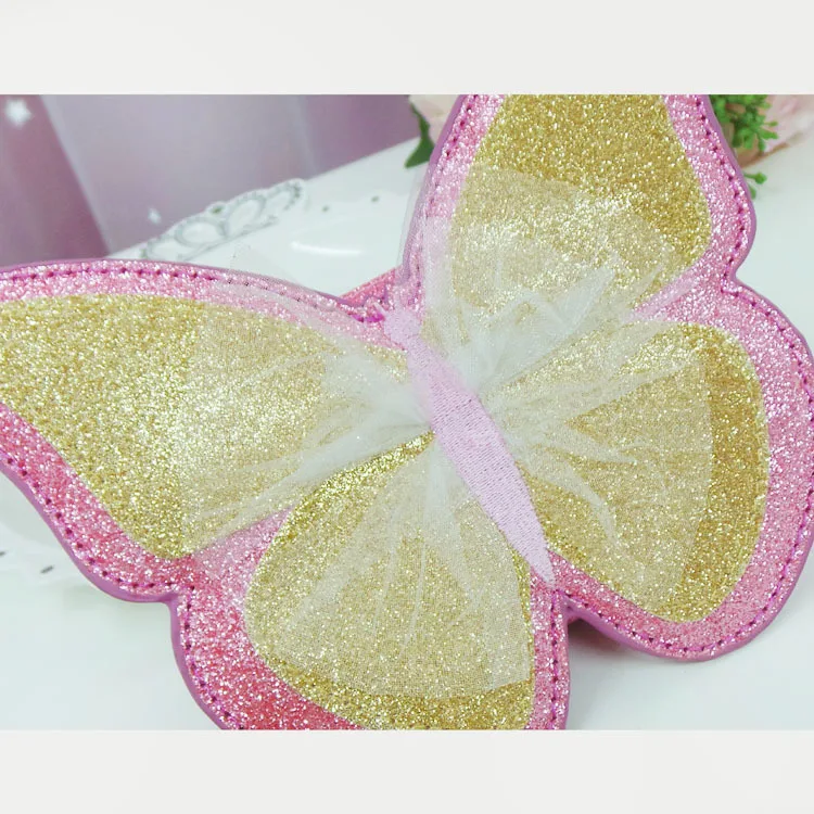 

Cute Princess Style Children shi zhuang kuan Onion Skin Gauze Butterfly-Shaped Shoulder Bag Meng Po Play Adorable Decorations