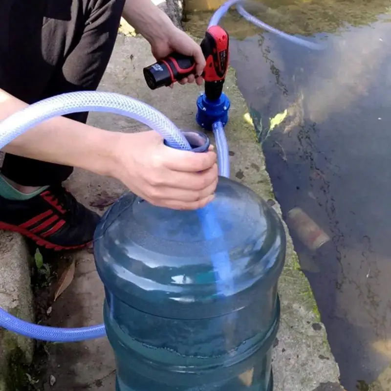 Мини водяной насос микро самовсасывающий ручной Электрический дрель водяной насос сверхмощный домашний садовый центробежный насос дрель насос