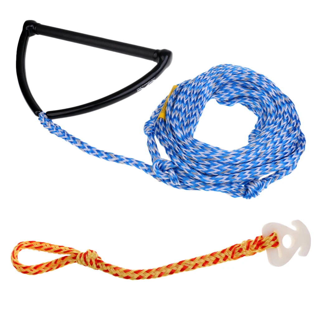 

Towable Tube Rope Connector Connection Harness + Water Ski Rope with Handle
