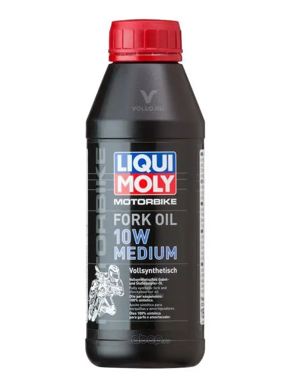 7599 LiquiMoly Синт. масло д/вилок и амортиз. Motorbike Fork Oil Medium 10W(0,5л