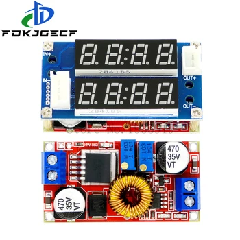 

2 in 1 XL4015 5A Adjustable Power CC CV Step-down Charge Module LED Driver Voltmeter Ammeter Constant current constant voltage