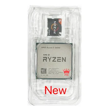 AMD Ryzen 5 5600G R5 5600G 3.9GHz Six-Core Twelve-Thread 65W CPU Processor L3=16M 100-000000252 Socket AM4 NEW NO cooler 1