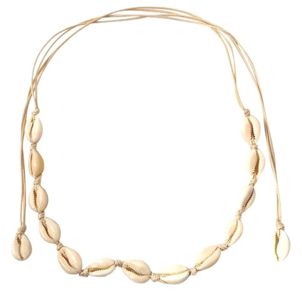 Women's shell necklace Natural Seashell Choker necklaces fashion beach conch Concha commission collares gold chain necklace A1