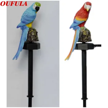 

Solar Parrot Lawn Light Outdoor Waterproof Resin Crafts Garden Garden Landscape Light Insert Light Ip65