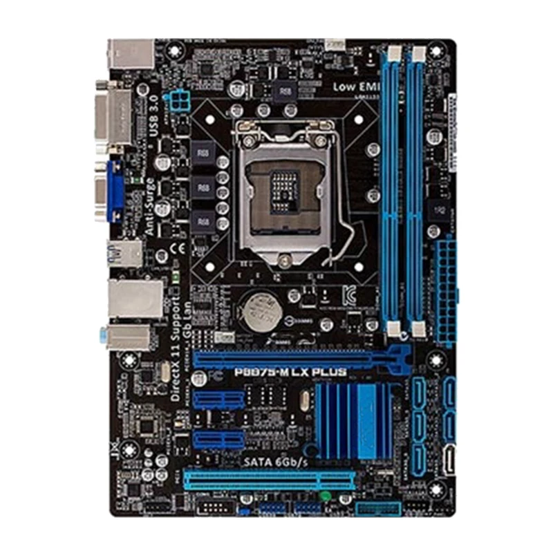 

For ASUS P8B75-M LX PLUS Desktop motherboard Intel B75 chipset LGA 1155 micro ATX DDR3 16GB SATA3.0 USB3.0 100% test intact