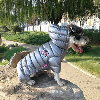 

Autumn Winter Dog Clothes Thickening Pet Down Jacket Vest Cotton Waterproof Warm Puppy Dog Cat Clothes