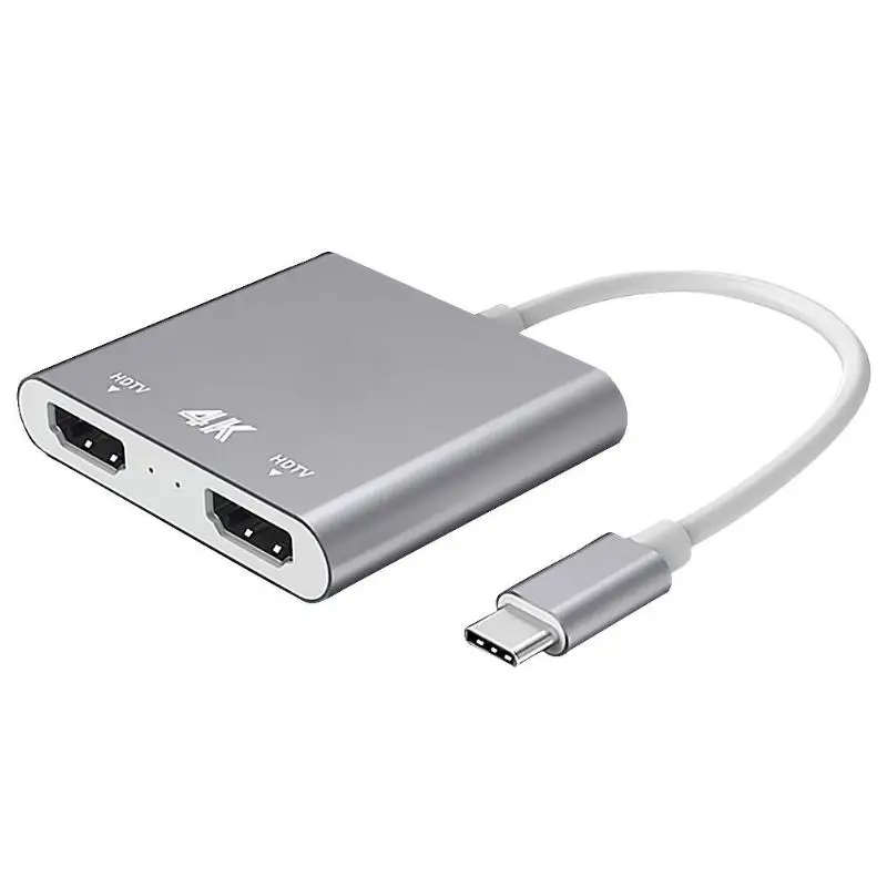Usb type C на 2 порта HDMI адаптер 1 в 2 Выход HDMI конвертер для MacBook