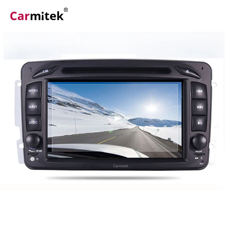 Discount Android 9.0 2din CAR DVD PLAYER For Mercedes Benz W209 W203 W168 M ML W463 Viano W639 Vito Vaneo  GPS Navi Radio USB SD Free Map 1