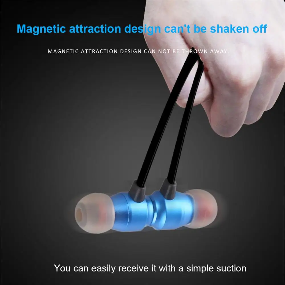 T22 Wireless Headphone With Mic Support TF SD Card Magnetic Connection Bluetooth V5 0 Earphone Stereo Bass Sporting Headsphone