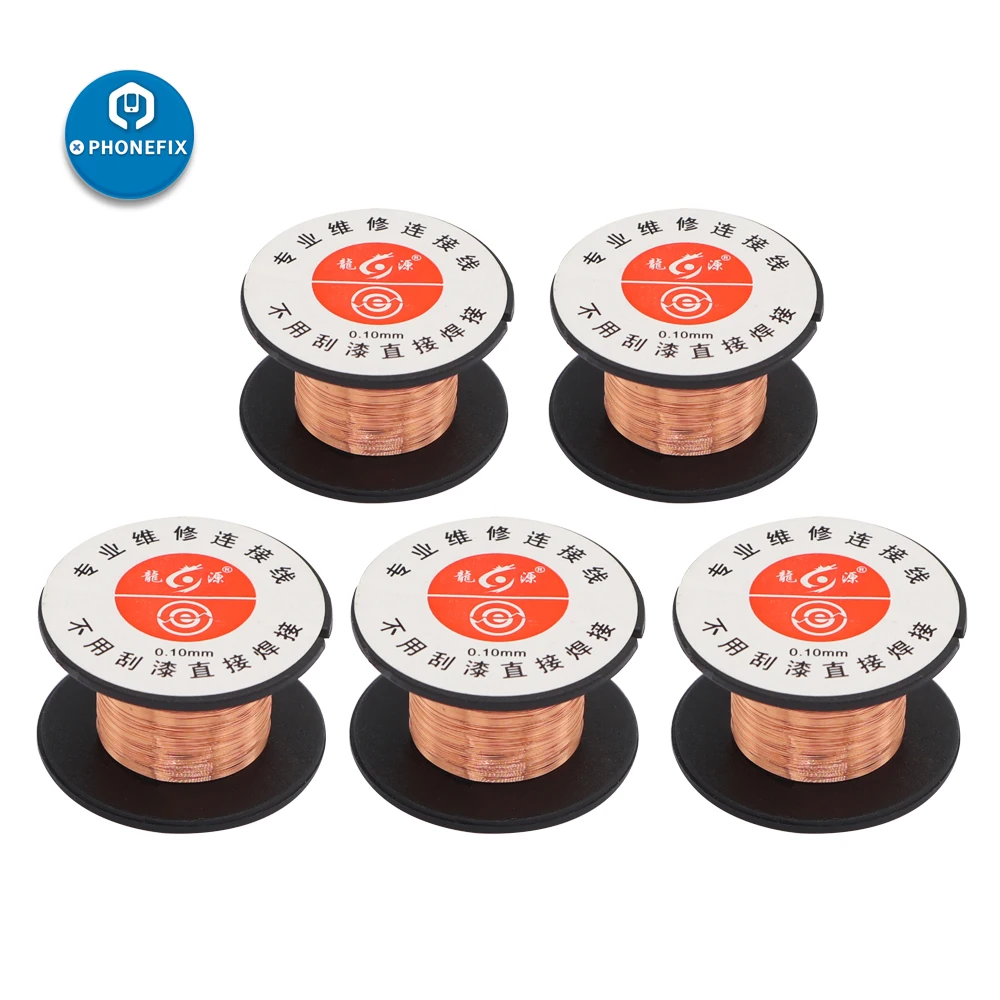 0.1mm Soldering Wire Copper Wire Maintenance Jump Line for Computer Cellphone Motherboard Repair Enamelled Wire PCB Solder Wire 0.1mm Soldering Wire Copper Wire Maintenance Jump Line for Computer Cellphone Motherboard Repair Enamelled Wire PCB Solder Wire
