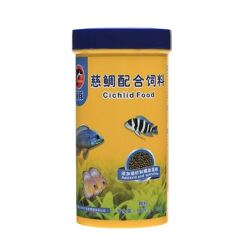 

250ml Ornamental Cichlid Pellets Goldfish Carp Guppies Small Medium Tropical Fishes Food Aquarium Feeding Accessories