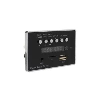

SOTAMIA 12V Bluetooth MP3 Decoder Audio Board WAV WMA FLAC Decoding Support APP EQ FM AUX USB TF Car Accessories