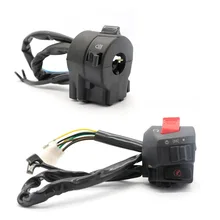 Мотоциклетный аварийный свет дальняя фара ближнего света двигатель запуск сигнала поворота труба рычаг управления мотоциклом аксессуар