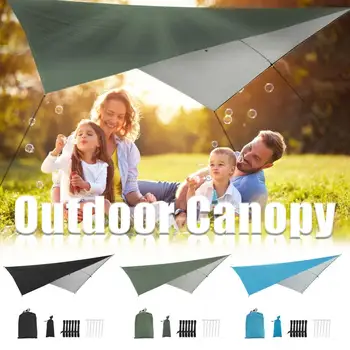 

UNIQUE Triangle Sun Shelter Awning Canopy Shelters Anti-UV Sun Shade Sail Waterproof Tent Tarp Portable Outdoor Camping Picnic