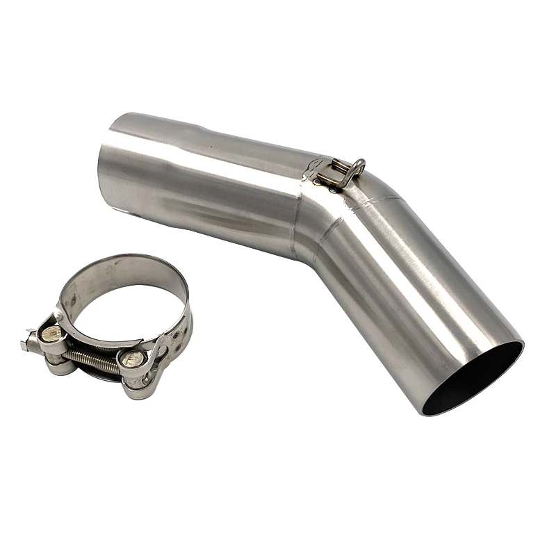 moto Modified Escape Muffler Exhaust Mid Link Pipe Connector Tube Slip On for BMW C650GT 2016 2017 2018 2019 2020 C650 GT C650GT2.